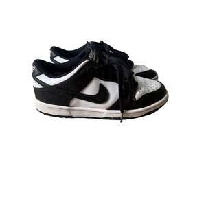 Nike Dunk Low DD1503-101 Black White Panda Size 5Y Leather Athletic Sneakers